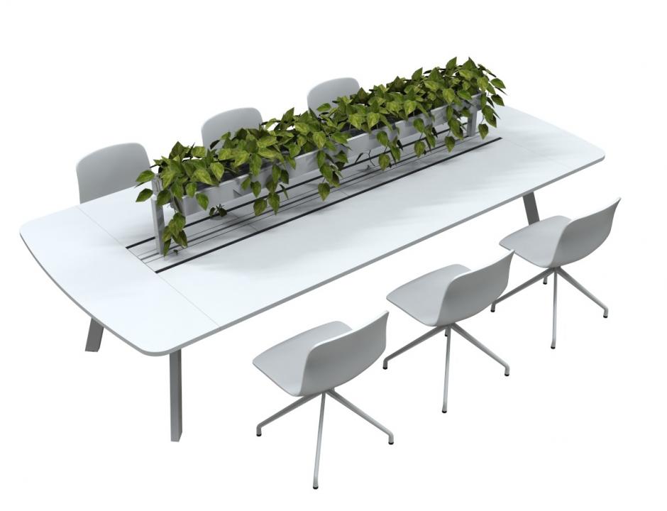 Junto Landing table with planter